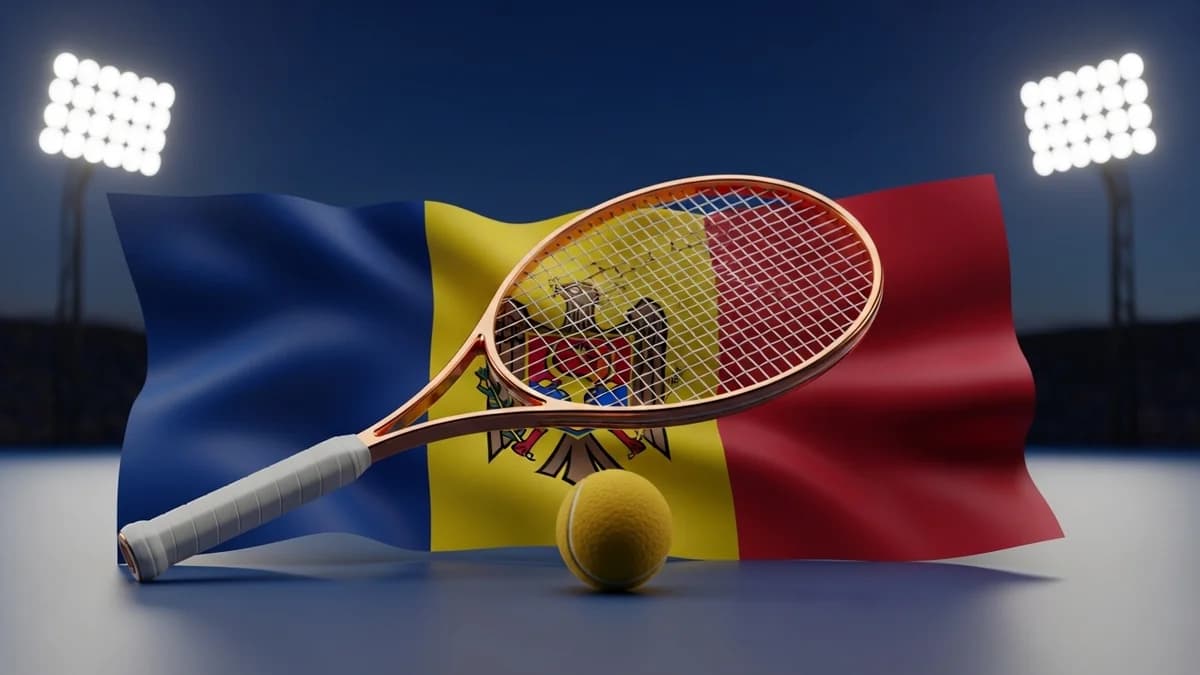 Simona Halep și Juan Martín del Potro, la Chișinău