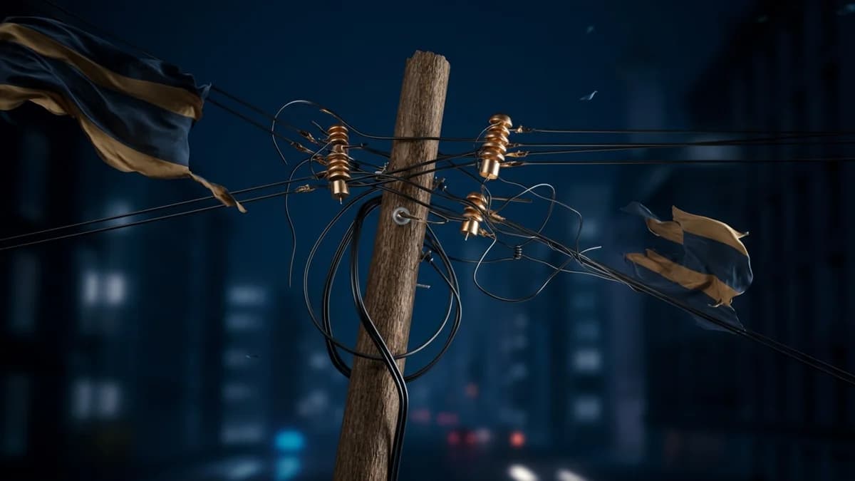 Vânt puternic a lăsat zeci de mii fără curent